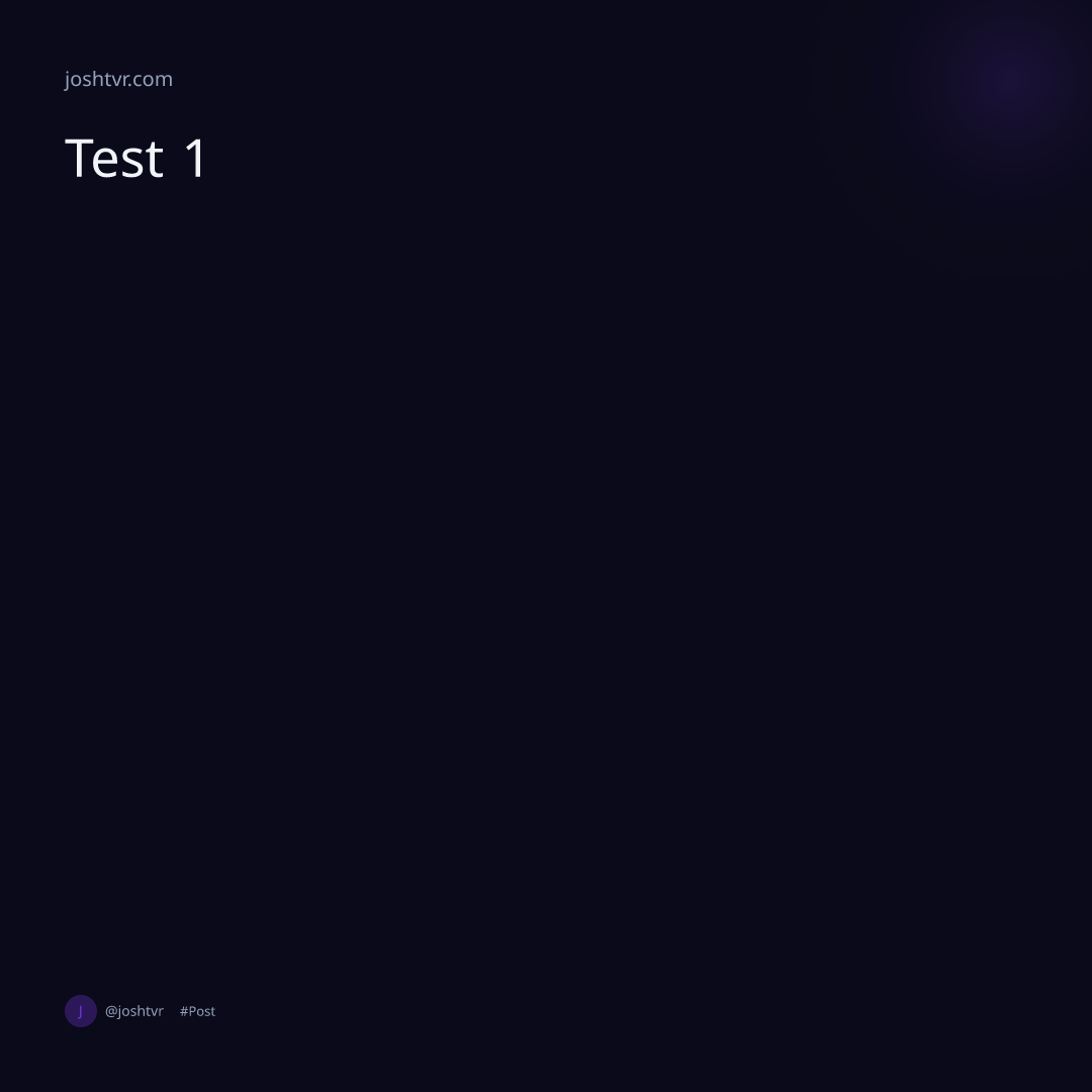 Test 1